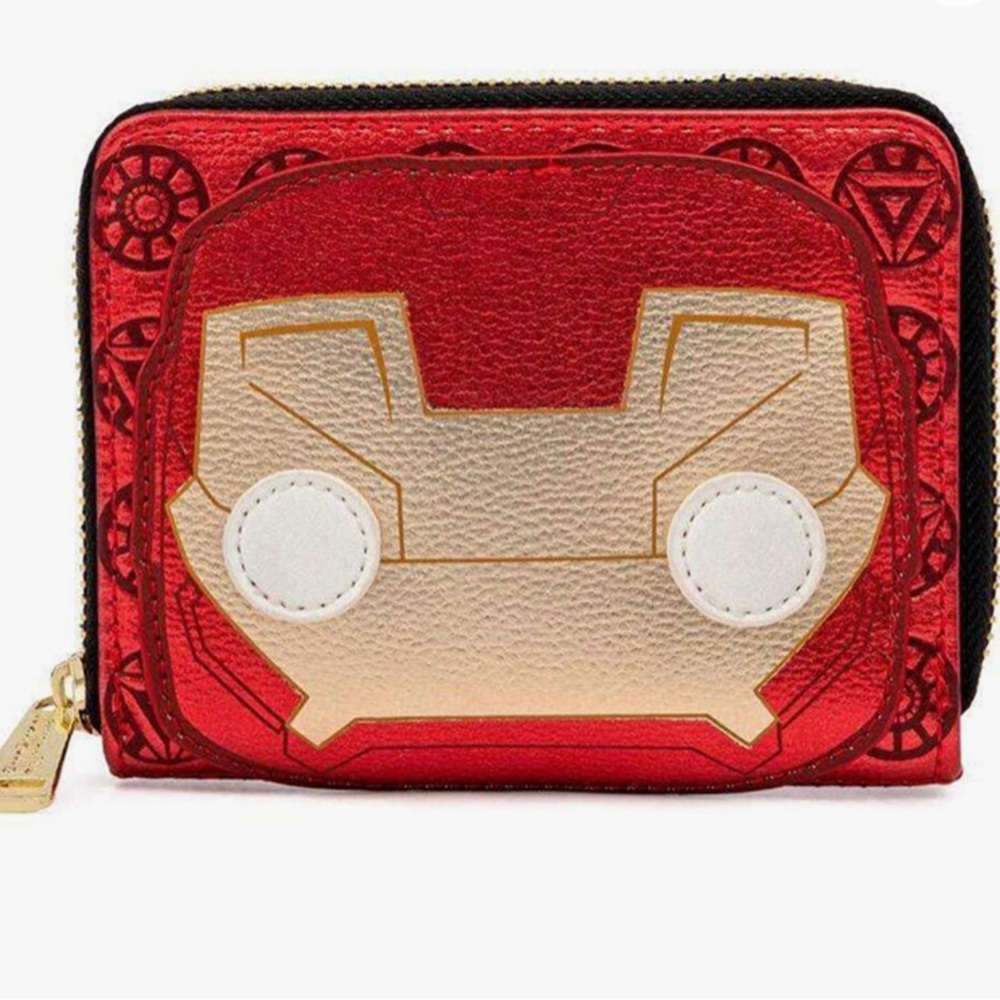 Loungefly Funko‎ Pop! Marvel Ironman Zip Around Wallet Avengers Tony Stark